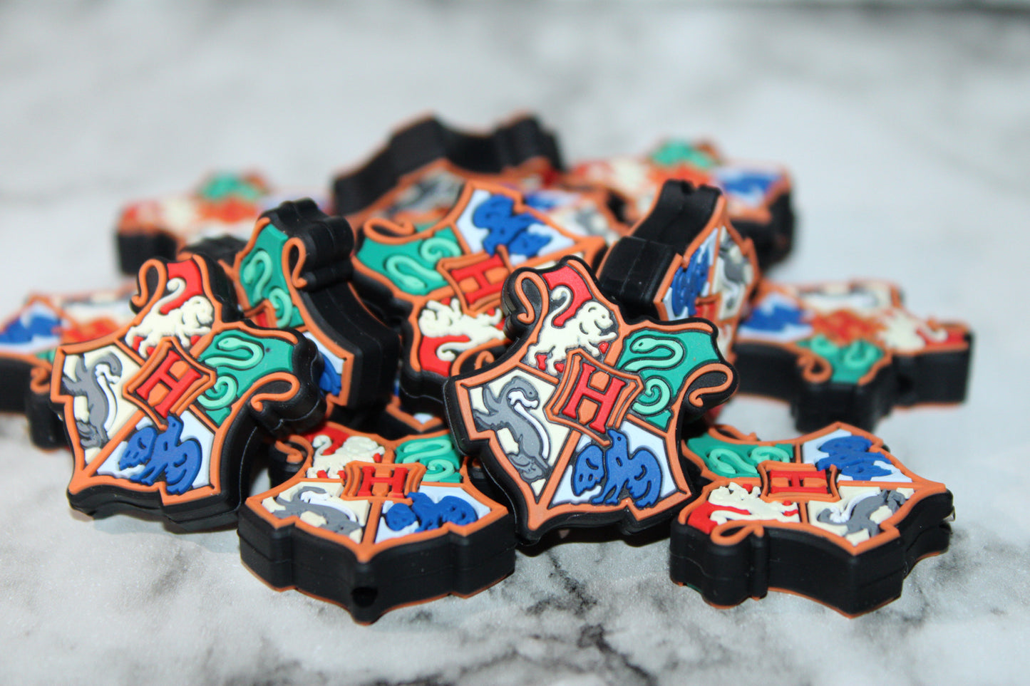 Wizard house crest Focal Bead