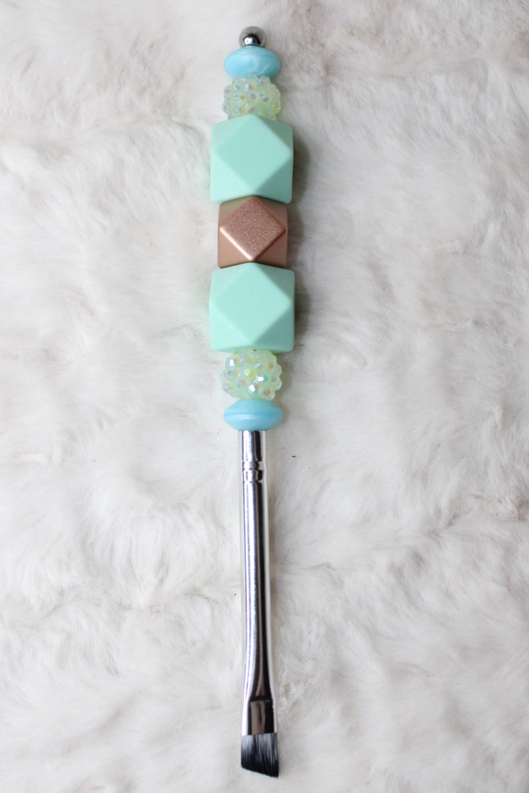 Rhinestone Makeup Brush Set