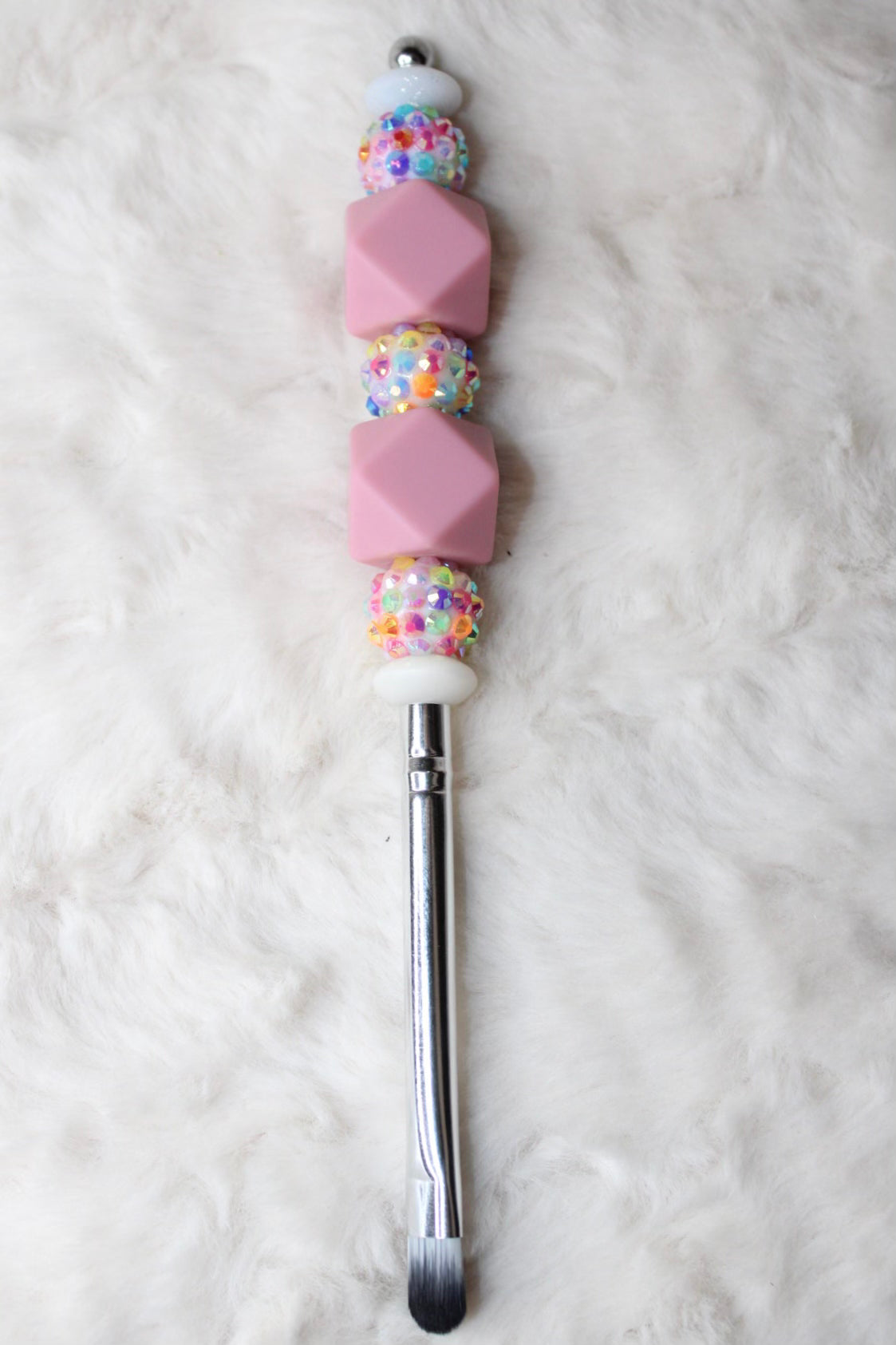 Rhinestone Makeup Brush Set