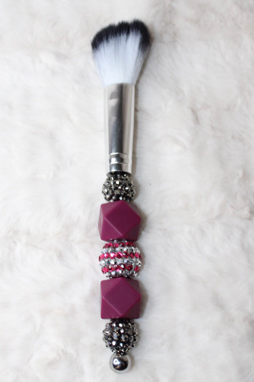 Rhinestone Makeup Brush Set