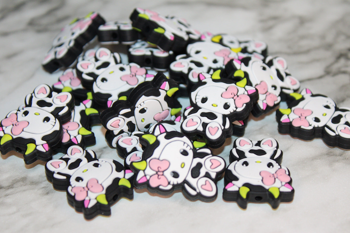 Hello Kitty Cow Focal Bead HK
